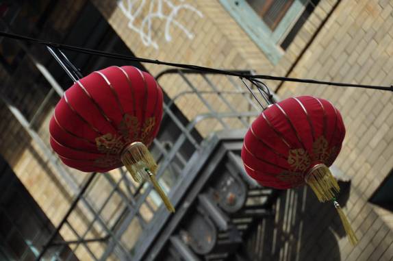 Detalhes da famosa Chinatown de San Francisco, na Califórnia, nos Estados Unidos